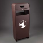 PAPELERA CON DISPENSADOR DE BOLSITAS PARA PERROS