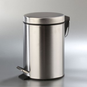 PAPELERA PEDAL INOX SATINADA 20 LT 1