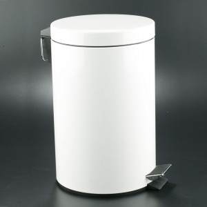 PAPELERA PEDAL BLANCA 12 LT 1